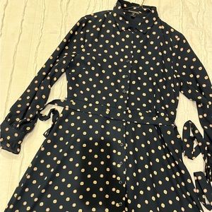 Banana Republic button down, belted dress size 6P